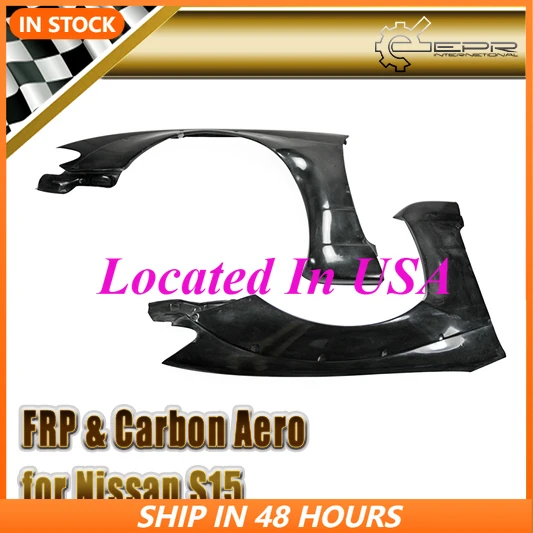 

For Nissan S15 Silvia Glass Fiber FRP ROB Style Front Fender Body Kit Trim Racing Part For Silvia S15