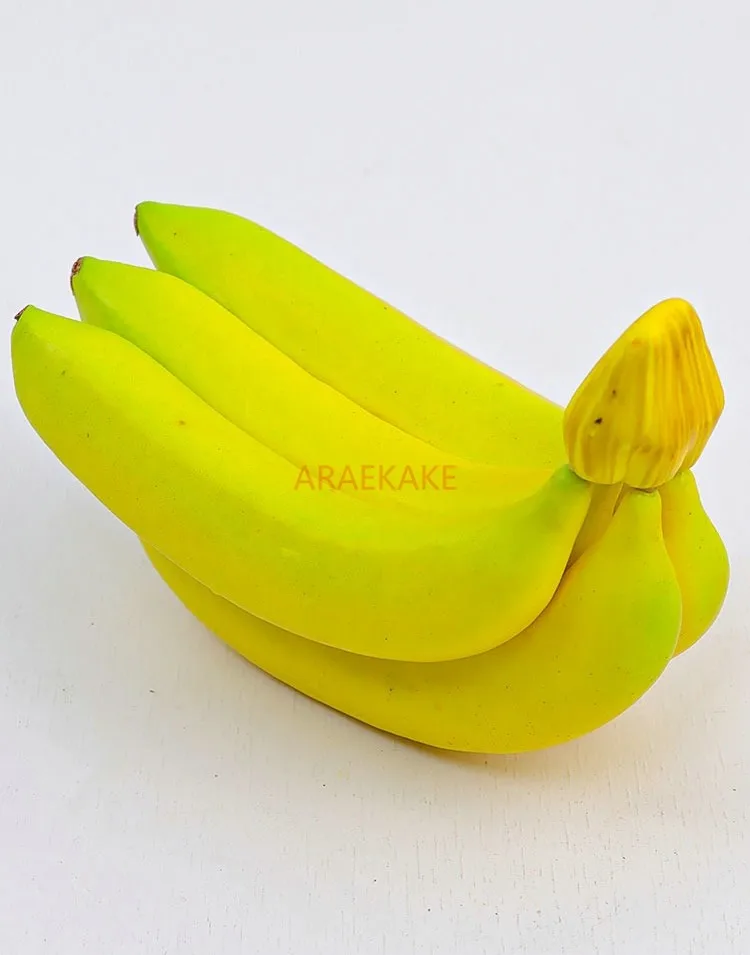 1PCS Simulated Banana Fake Fruit Model Decoration Prop Toy Supermarket Fruit Shop Pendant Banana