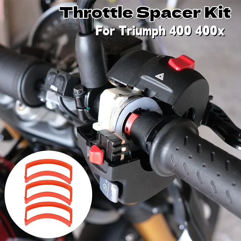 

3Pcs Motorcycle Throttle Spacer Kit Motorcycle Gear Shift And Throttle Spacer Accessories For Triumph Speed 400 Scrambler 400x