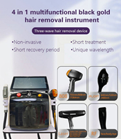 2025 NEWEST 4 in 1 Ice Titanium Diode Laser Hair Removal and Q Switched Nd Yag Laser Tattoo Removal IPL RF Pico Laser Machine