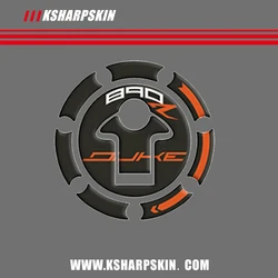 Adesivo per moto pad di protezione antigraffio 3D serbatoio in fibra di carbonio tappo del gas pad copertura di riempimento decalcomania per KTM DUKE 890R