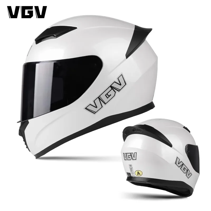 

Vintage full-face racing helmet Neutral four seasons sports motorbike street riding safety equipment Retro Motorcycle Helmet