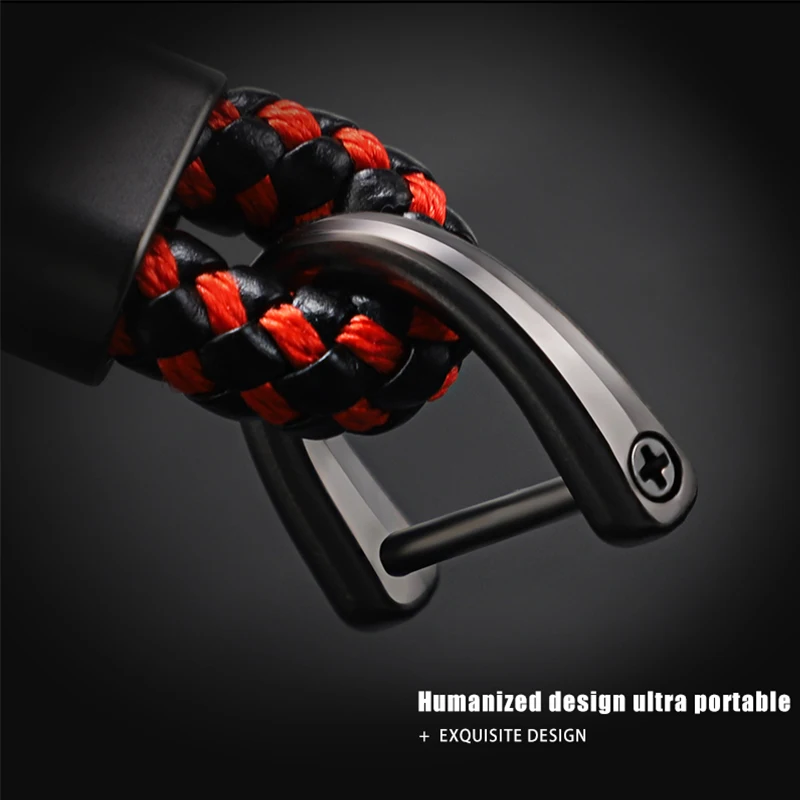 Creative Woven Keychain Car Keyring Zinc Alloy Key Chain For Jeep Renegade Wagoneer Avenger Recon Wrangler JK Gladiator Compass - Image 3