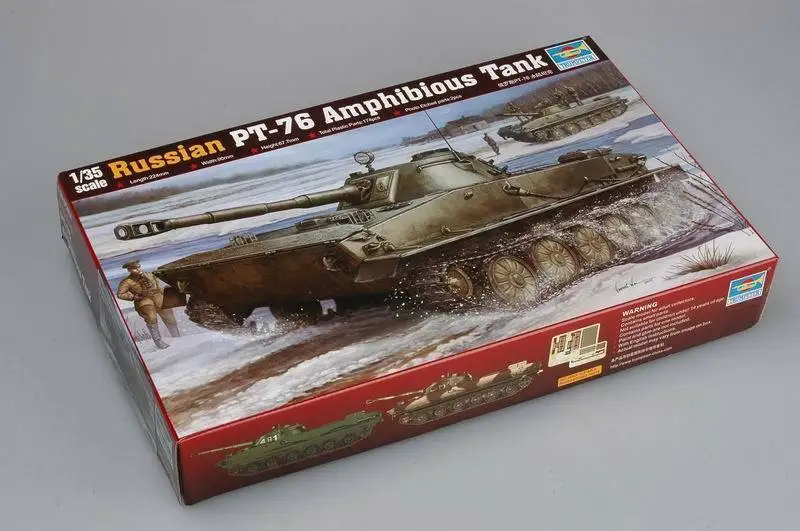 

Trumpeter 00380 1/35 Scale Russian PT-76 Amphibious Tank Plastic Static Model TH05744