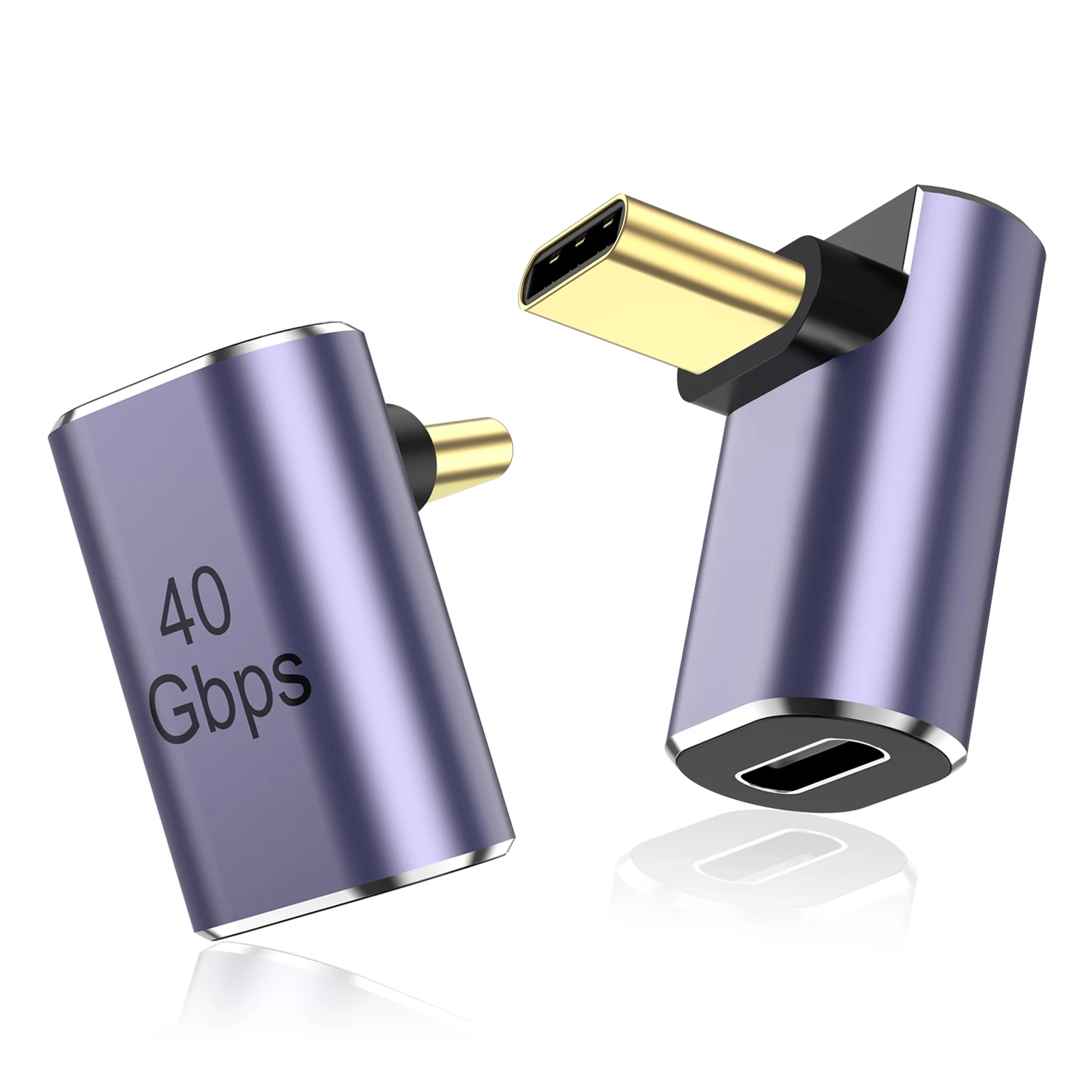 

USB C 4.0 Адаптер зарядного устройства USB-C к USB-C 40 Гбит/с OTG Удлинительный кабель-адаптер типа C «папа-мама» для ПК, ноутбука, телефона