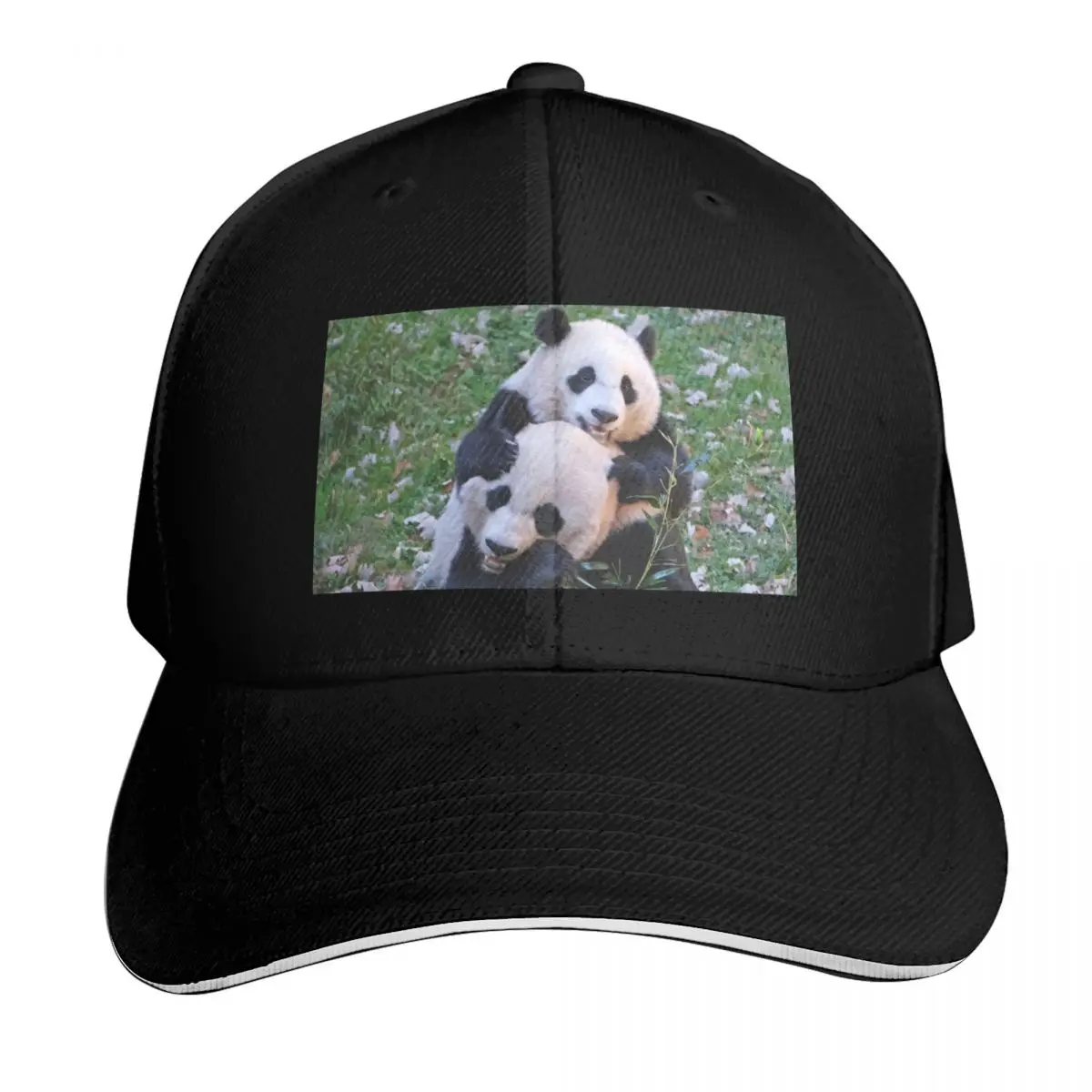Giant Pandas Mei Xiang and Xiao Qi Ji at the National Zoo Baseball Cap Visor Sports Cap Sun Cap Designer Hat Caps Women Men's