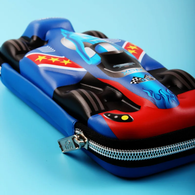 1pc Car Styling Pencil Bag Student Children's 3D Pencil Box Sports Car Stereoscopic Pencil Bag Large Capacity Creative Stationer