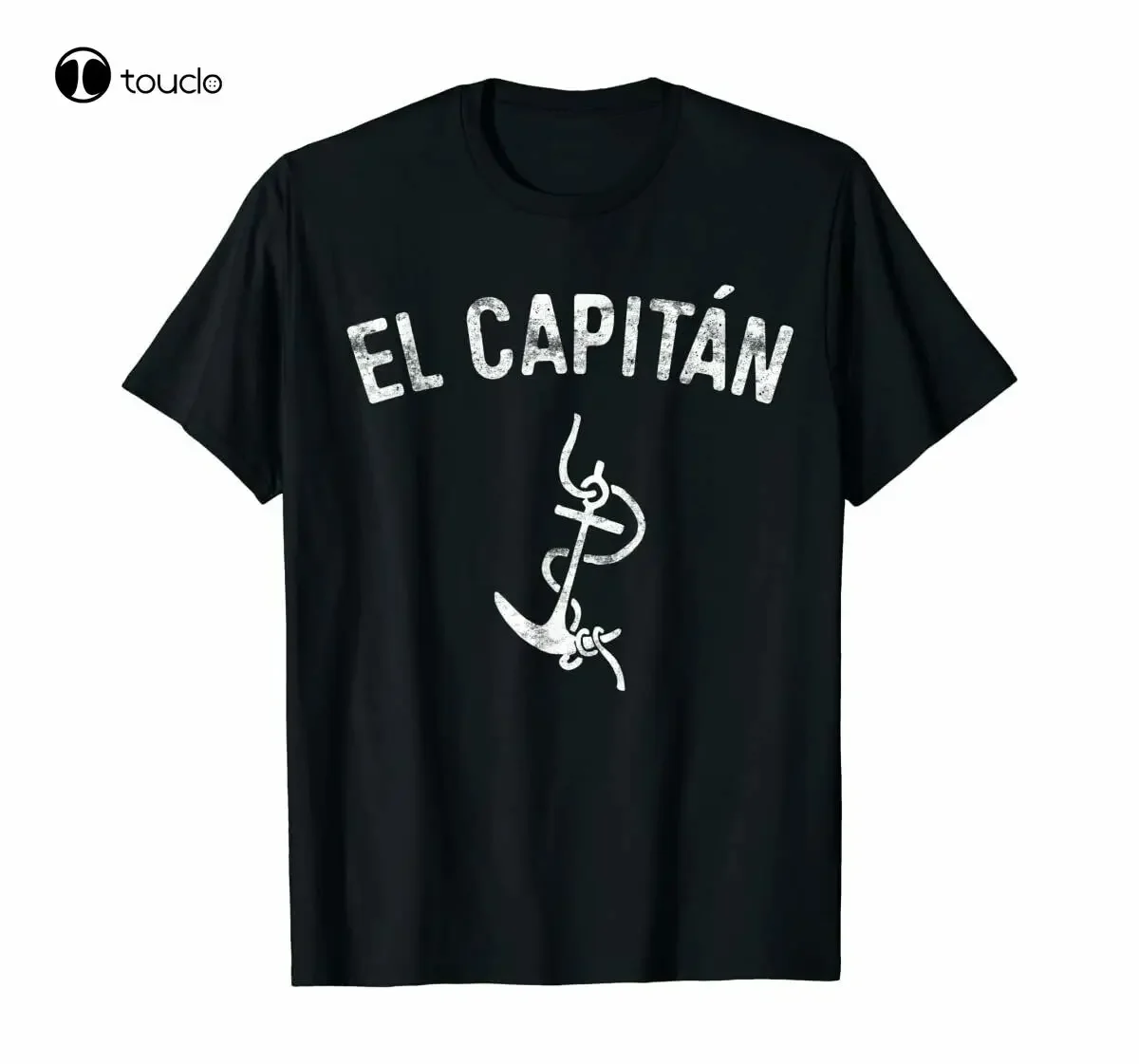 Ancla capitán Skipper El Capitan regalo camiseta negro S-5Xl