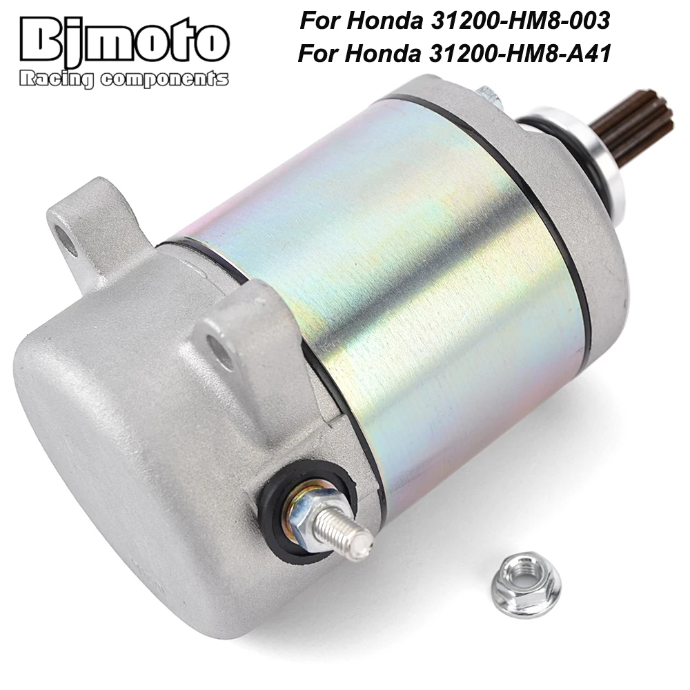 

Starter Motor For Honda TRX250 TRX250TM FourTrax 250 TRX250TE Recon 250 ES TRX250X Sportrax 250 31200-HM8-003 31200-HM8-A41