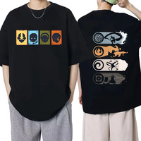 Hip Hop Vintage Tees Tops Appa Yip Casual Tshirt Avatar The Last Airbender Harajuku Shirt Fashion Mange T-shirt Y2k Streetwear