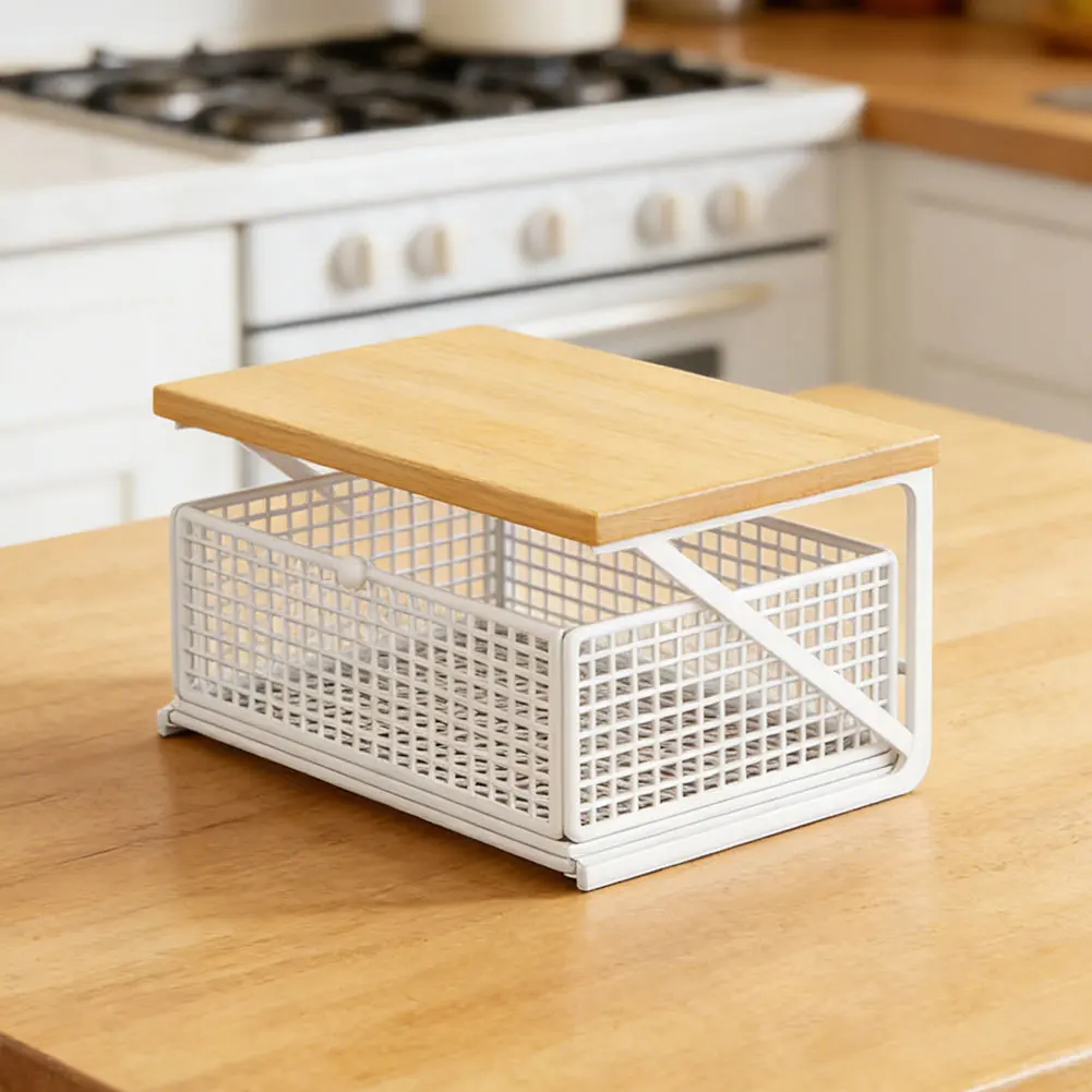 Space Saving Shelf 2-Tier Kitchen Rack For Small Kitchens Fits Cookware And Utensils Fits Small Electrical Devices