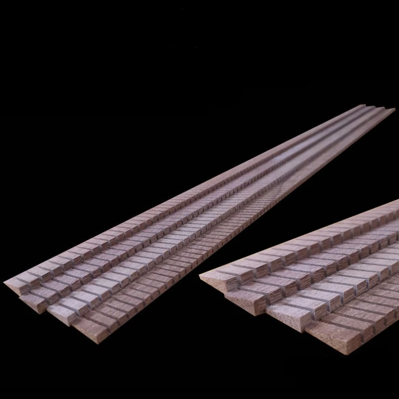 50x guitarra kerfing strip dentro de ligação de mogno khaya triângulo forro luthier 360mm