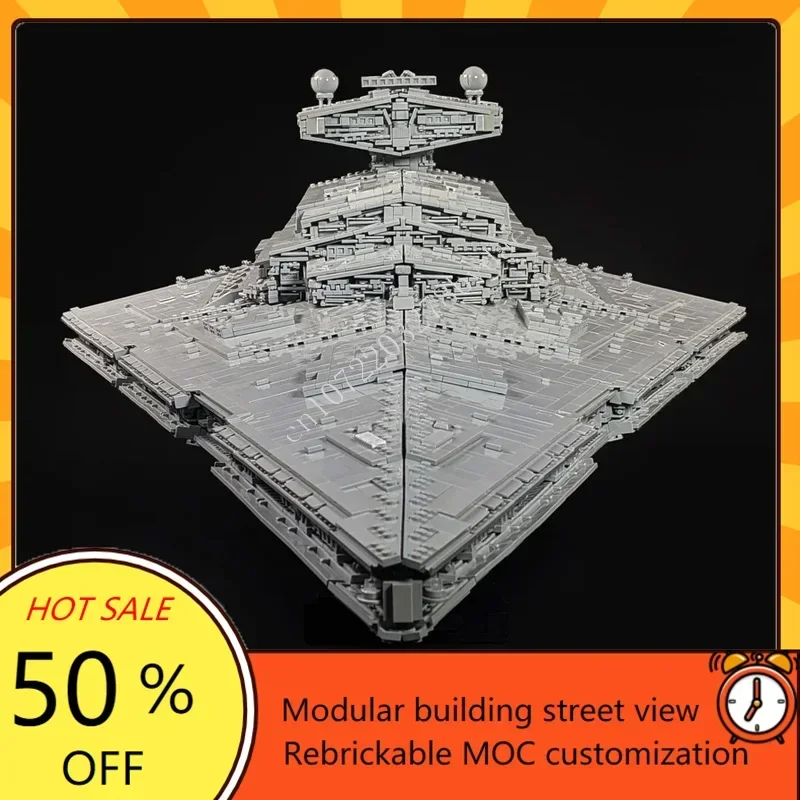 18406PCS 스타 디스트로이어-내장물 제거기 우주 전쟁 군사 MOC 우주선 전투 모델 맞춤형 퍼즐 DIY 조립 모델 장난감 선물