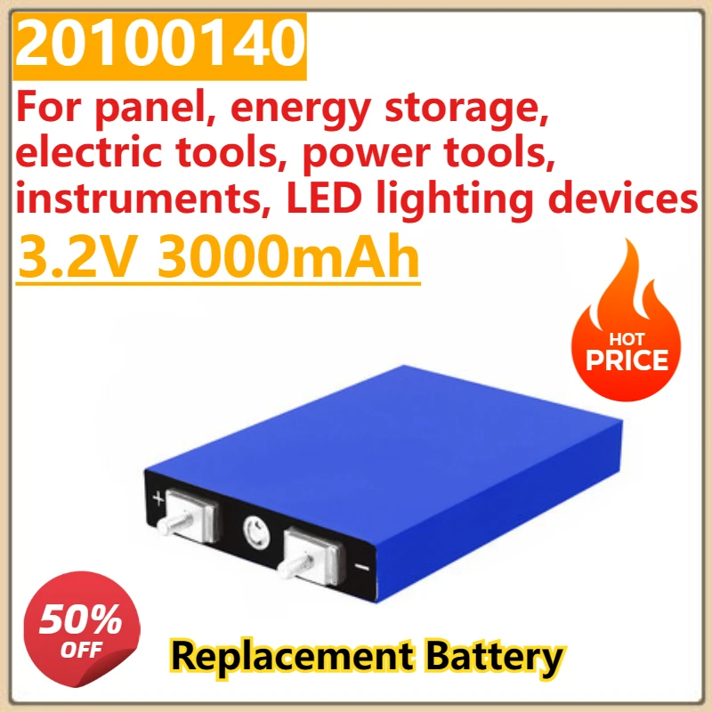 

New 3.2V 3000mAh For LiitoKala LiFePO4 Battery Cell Lithium Iron Phosphate Deep Cycles Diy Solar Energy UPS Power