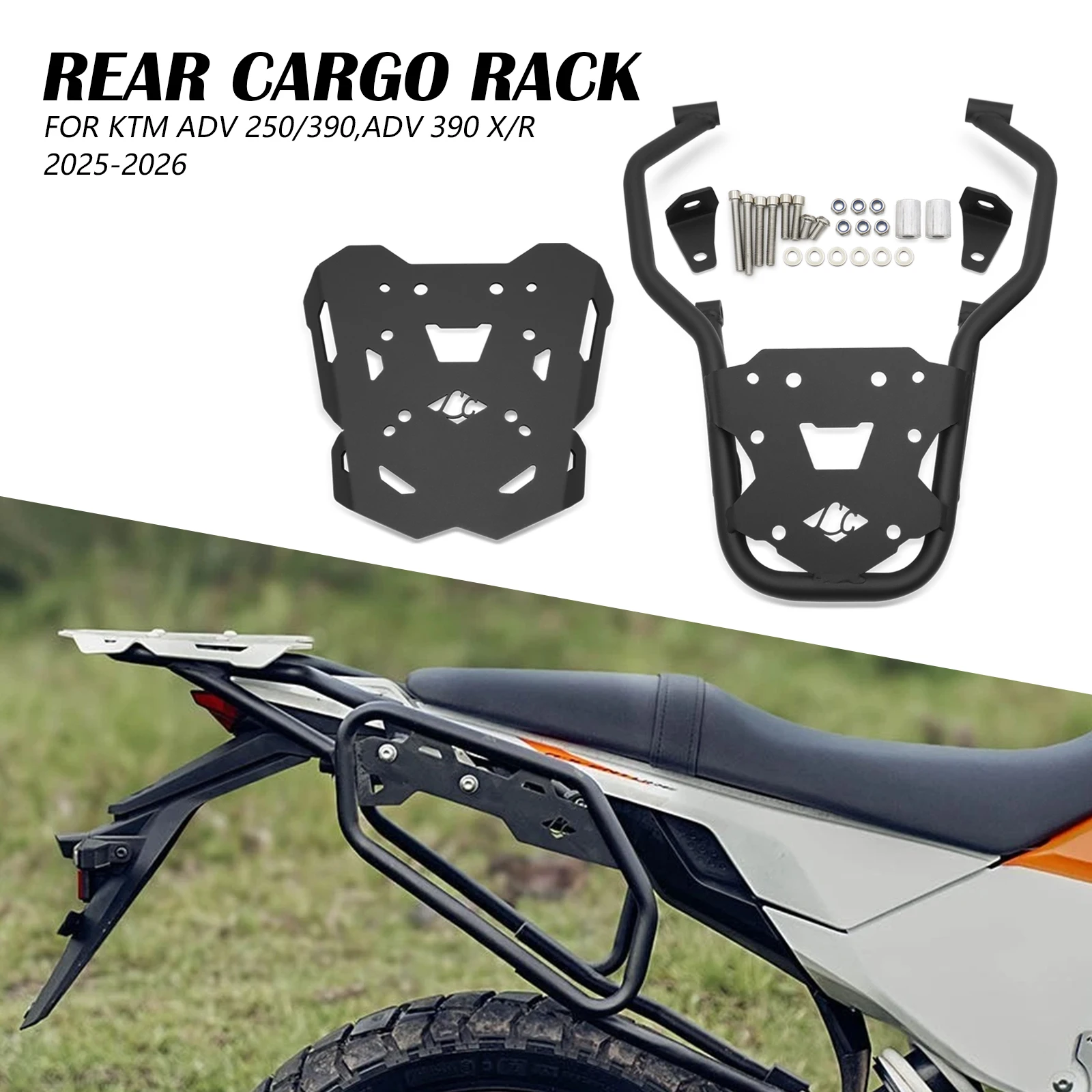 

For KTM ADV 250/390 New Motorcycle Accessories Rear Luggage Rack and Top Case Carrier For KTM ADV 390 X/R 2025–2026