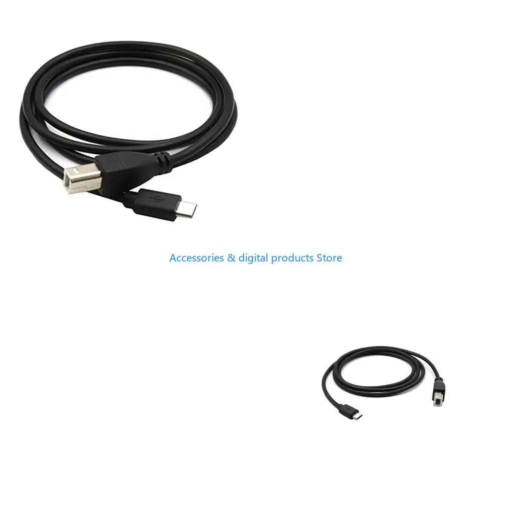 Cable impresora 77JD MicroUSB a USB B para impresora y transferencia datos