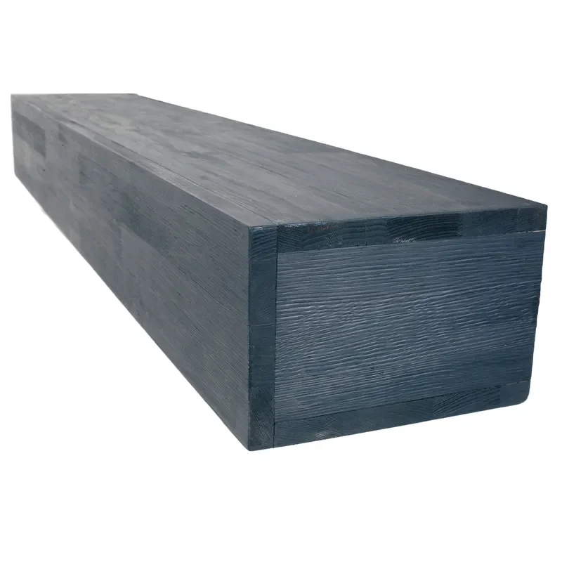 60 Inch Black Floating Shelf Wall Mounted Antique Wood Mantel for Home Decor Living Room Display Rack Modern Farmhouse Style