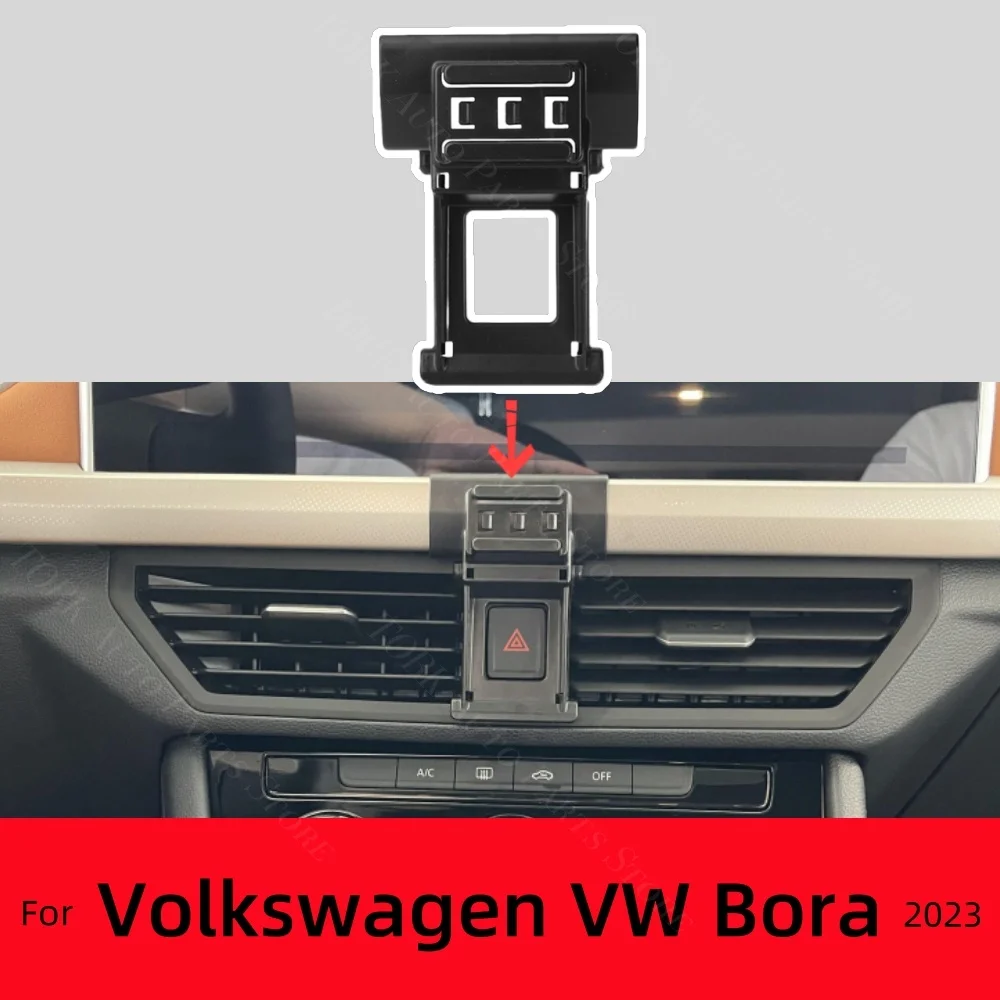 

Автомобильный держатель для телефона, прочный специальный фиксированный кронштейн для Volkswagen VW Bora 2023, 15 Вт, беспроводная зарядка, автомобильные аксессуары