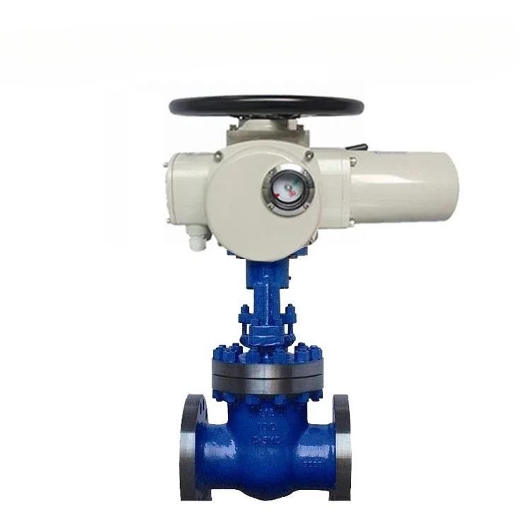 Electric gate valve, intelligent switch type stainless steel for heat transfer oil in high temperature steam power plant