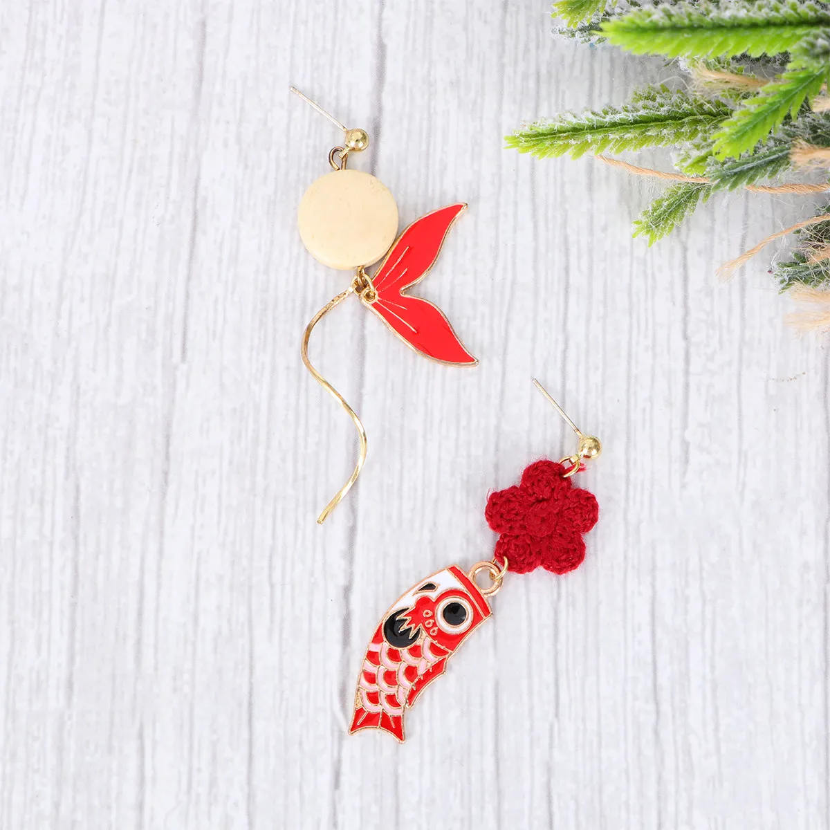 Creative Long Tail Earrings Asymmetrical Design Fashion Ear Drops for Women Work Party Attractive Look