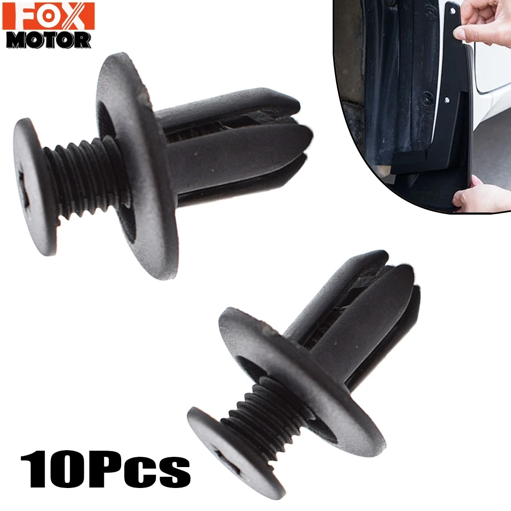 10x Car Auto Fasteners For Hyundai Tucson Elantra Sonata Solaris Santa Fe Accent I30 I20 Bumper Mudguard Fastener Fixing Clips