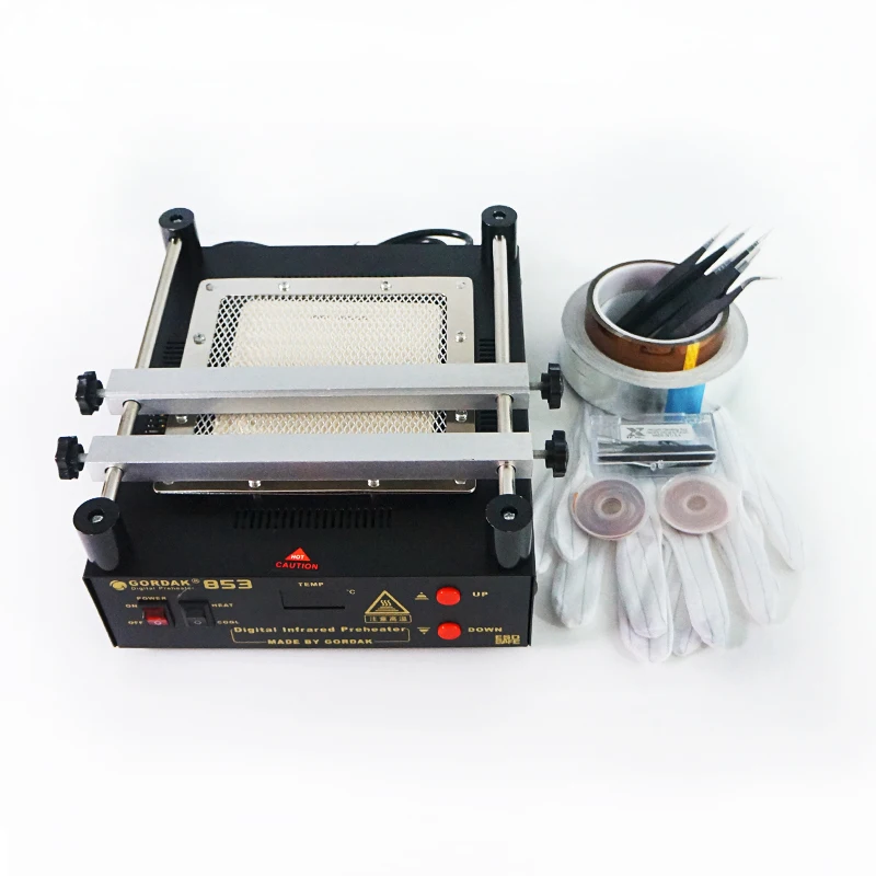 

LYBGA GORDAK 853, станции предварительного нагрева с постоянной температурой, нагревательная платформа, паяльные станции BGA с набором инструментов для ремонта Bga