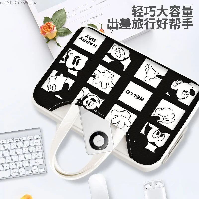 Disney Mickey Mouse Computer Bag For 12 13.3 14 15.6 16 17.3 Inch Notebook Pouch For Lenovo Asus HP Dell Portable Bag Cover Case