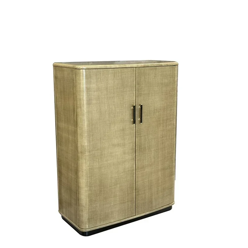 

Modern simple solid wood dining side cabinet shoe cabinet wardrobe locker living room partition foyer cabinet