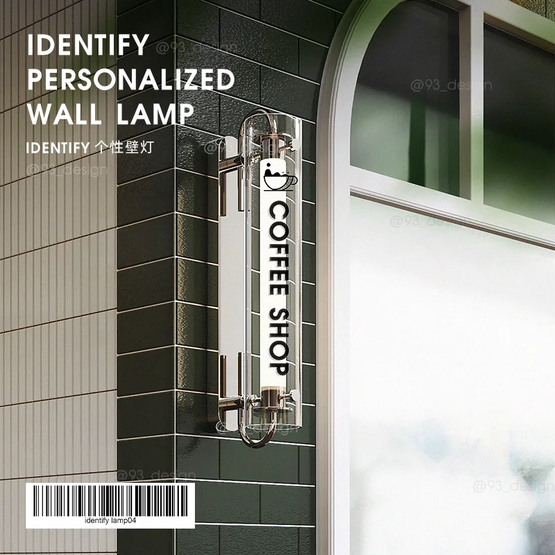 

Nordic Denmark retro entrance bedroom bedside lamp B & B coffee shop commercial sign lamp creative simple