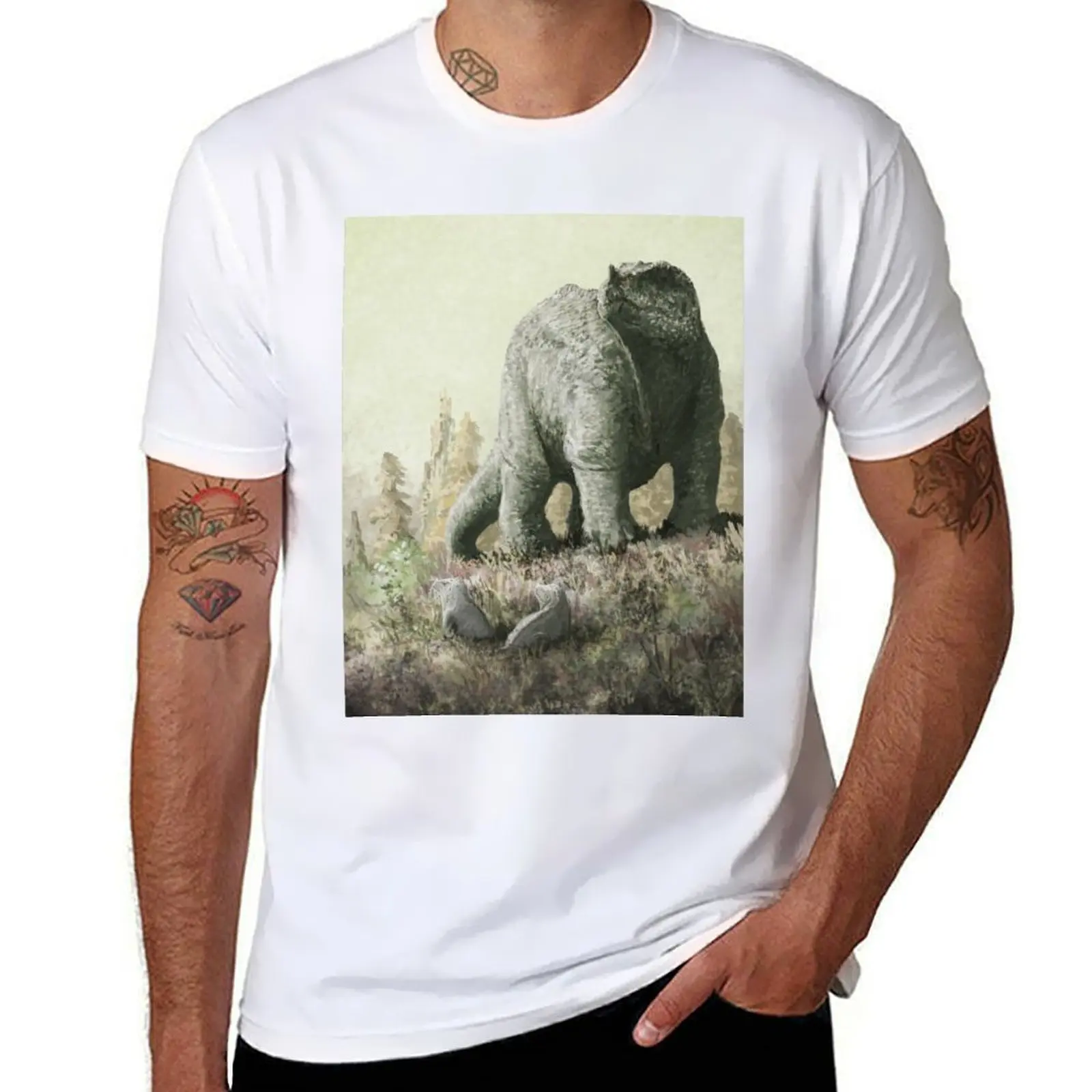 

shirt t shirt with 100% cotton old-timey t Iguanodon, T-Shirt Old-timey man men iguanodontlets for