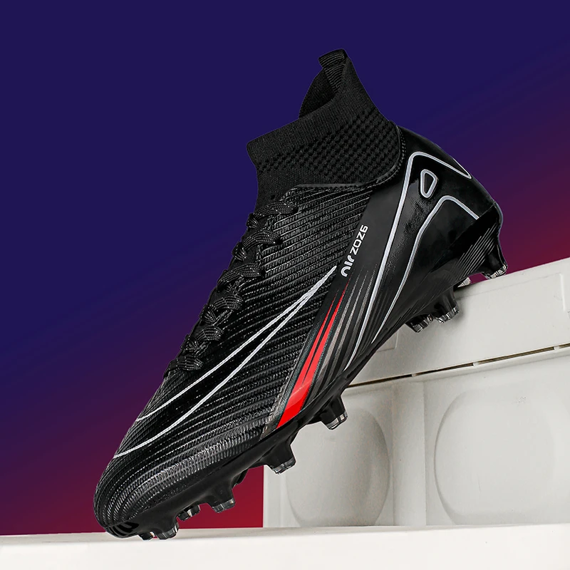 

New Men Soccer Shoes Ultralight Indoor Football Boots Outdoor Non-Slip Sports Shoes High Ankle High-quality Futsal Non-Slip