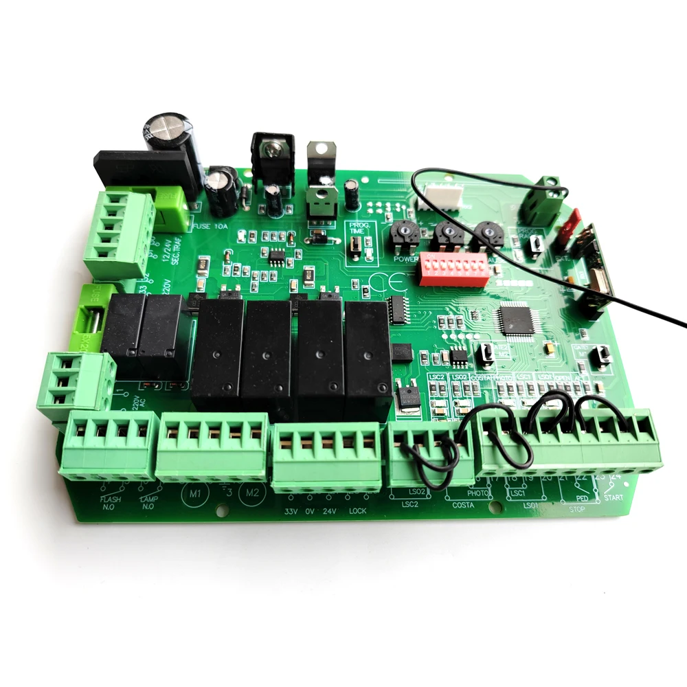 Swing Gate Opener motor Controller circuit card mother board for 24VDC motor use only