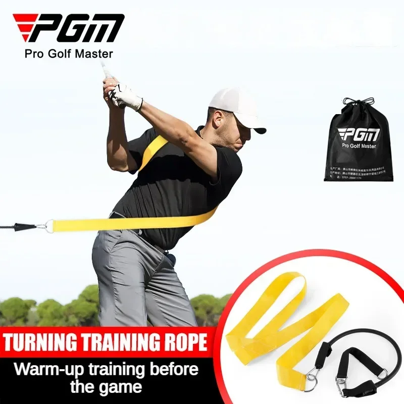 PGM Golf Swing Twist Training Band Improves Explosive Power Exercises Physical Fitness Pull Rope Strengthens Balance HL014