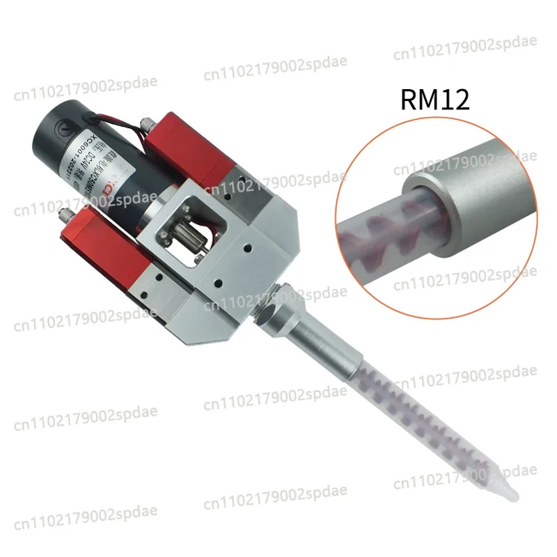 Electric Stirring Dynamic AB Glue Dispensing Valve Metal Structure Back Suction Anti Drip Industrial Fluid Dispense Equipment