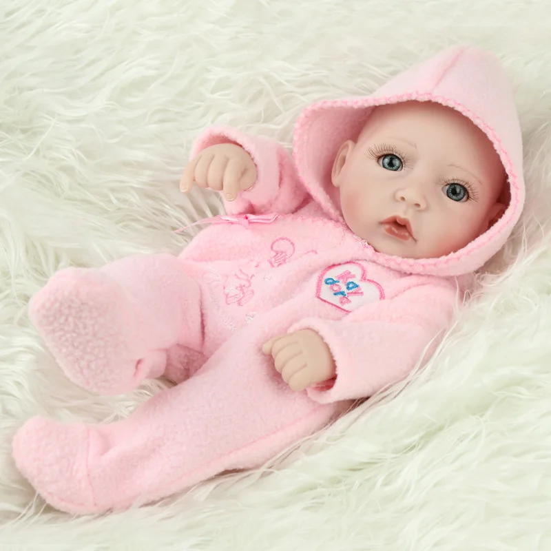 

28CM Baby Reborn Doll Toys For Girls Sleeping Accompany Doll Realistic Lifelike Soft Toddler Reborn Birthday Present Gifts