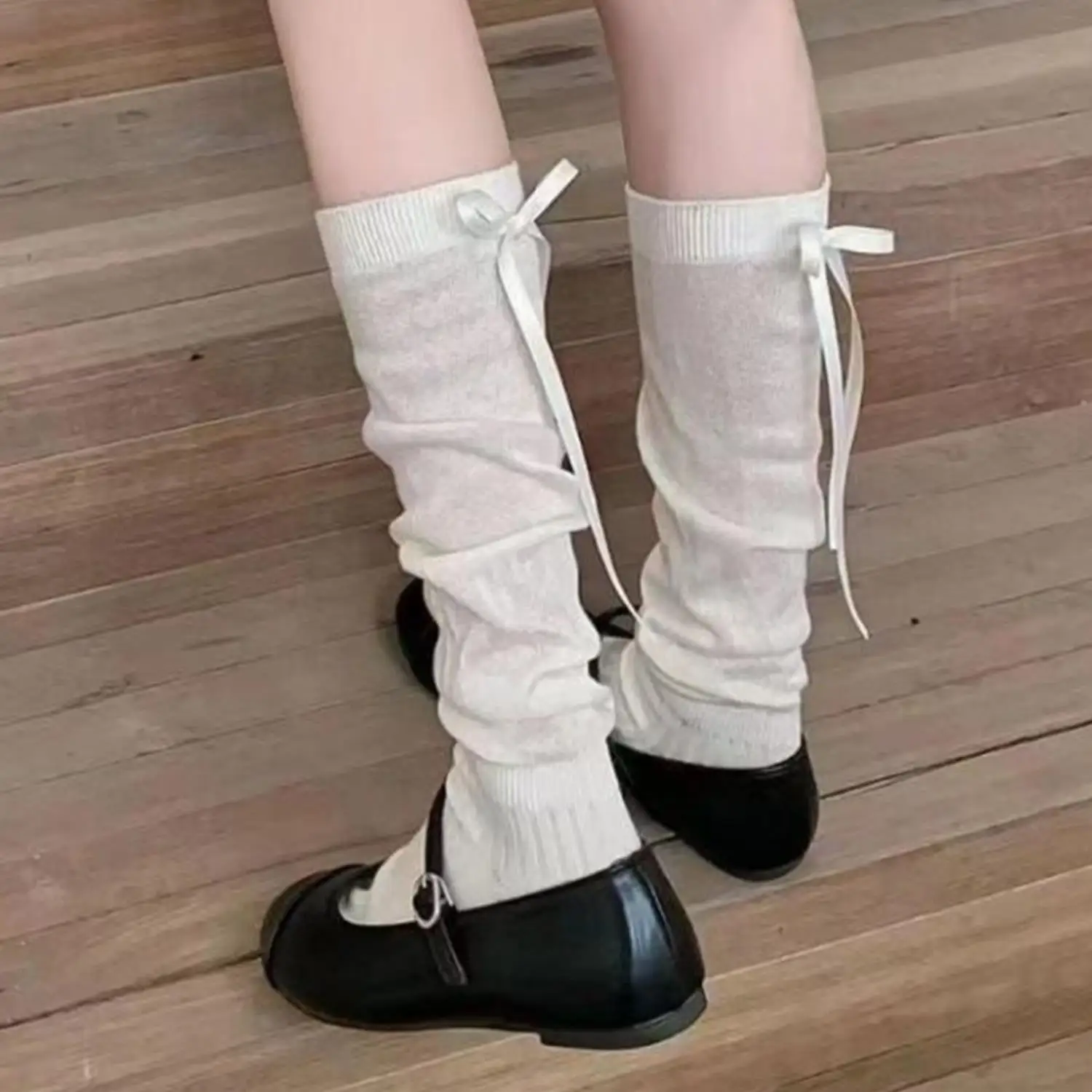 

Носки Lolita JK, однотонные гольфы Y2K, средняя трубка, дышащие сексуальные женские чулки, тонкие сетчатые повседневные длинные носки до середины икры