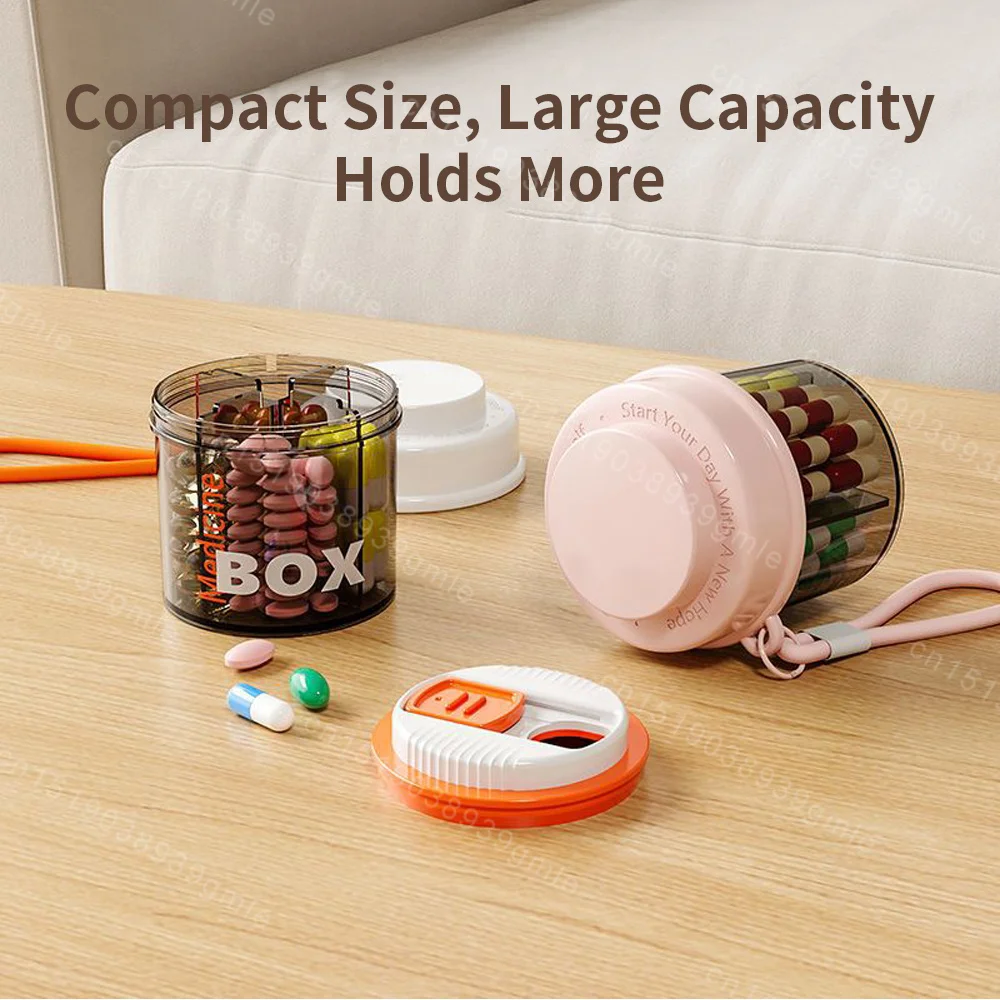 Pill Medicine Box Weekly Tablet Holder Portable Travel Mini Small Pill Box Pills Cases Storage Organizer Container Pill Storage