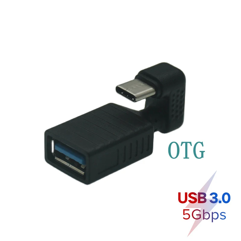 U-shape 5Gbps Naik Turun 180 Derajat Miring USB 3.0 USB2.0 TYPE-C Usb-c 10Gbps M/F Adaptor Konektor Ekstensi A Pria Ke Wanita