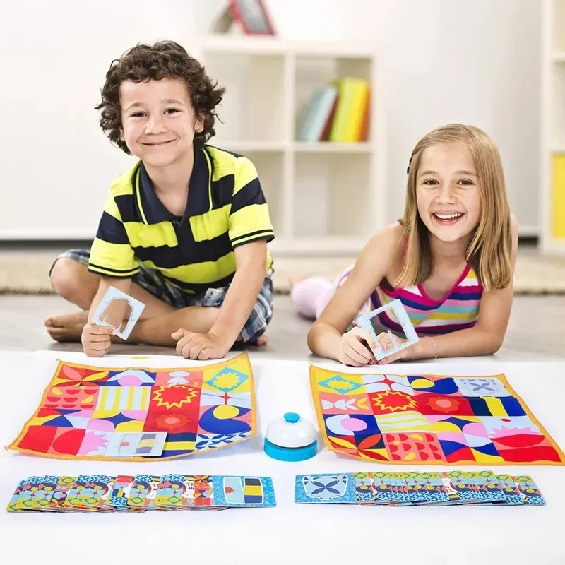 Fabric Tailor Master Children Toy Learn Color Shape Board Games Kid Think Training Educational Toy Family Interactive Party Game