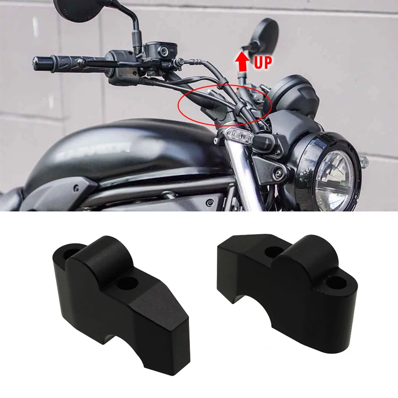 For Kawasaki Eliminator500 Eliminator400 Eliminator 400 500 2024 Motorcycle Handlebar Mount Riser Handlebar Clamp Raised Extend