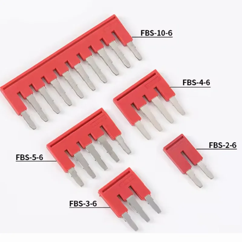 FBS Automobile Short-Circuit Strip ST/PT/UK FBS10-6 PT4 Terminal Block Connection Copper Strip Parallel Busbar Bridge Components