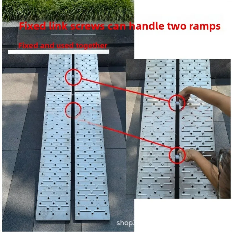 

Stainless steel ramp plate Motorcycle electric vehicle mobile stainless steel ramp
