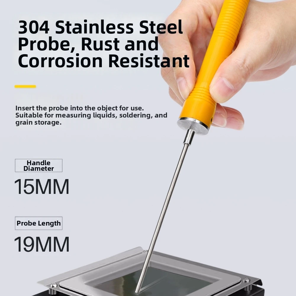 0.5/1/3/5/10/15/25M Long Wire Temperature Test TM-902C -50~500° K-type TP-01 Thermo Sensor Probe TES-1310