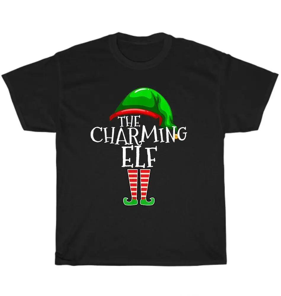 The Charming Elf Group Matching Family Christmas Xmas Outfit T-Shirt Unisex Gift