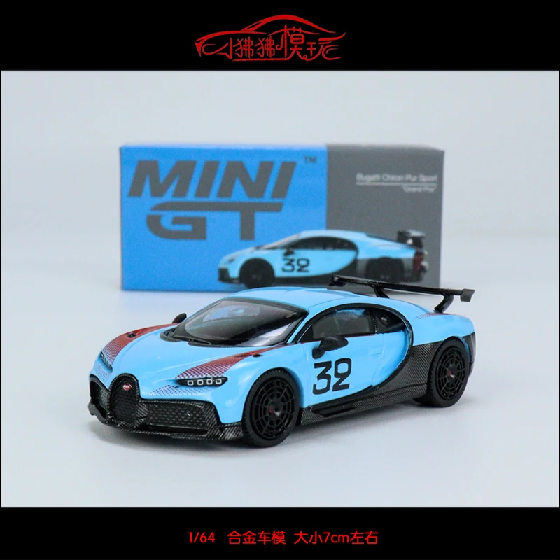 MINI GT 1:64 Bugatti Alloy car model Collection gift