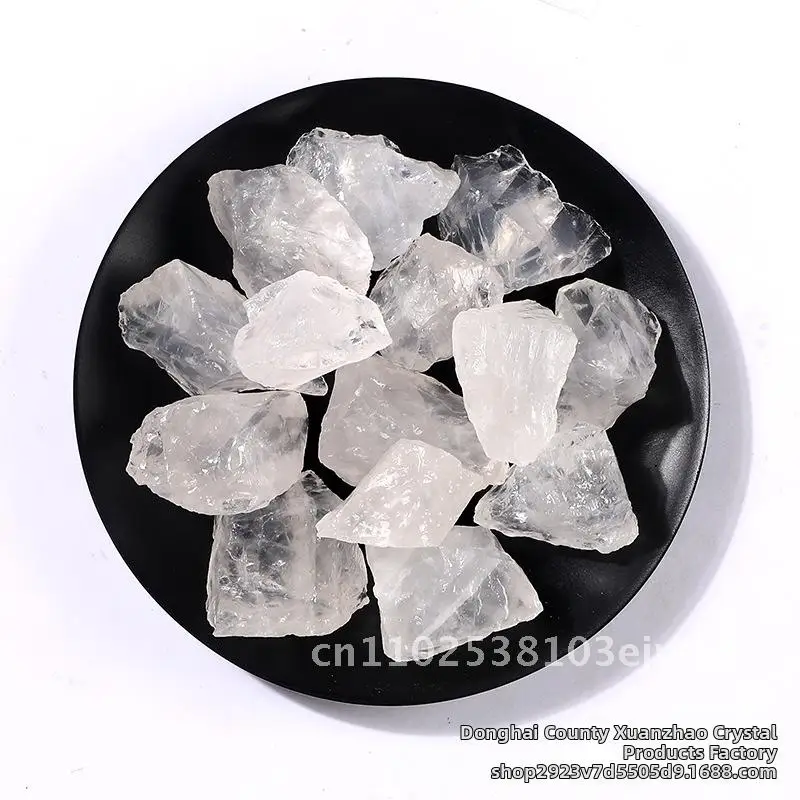 

Натуральный белый кристалл, необработанные камни, диффузор для ароматерапии, гравий, украшение для дома, уличные хрустальные подвески, размер 1-3 см