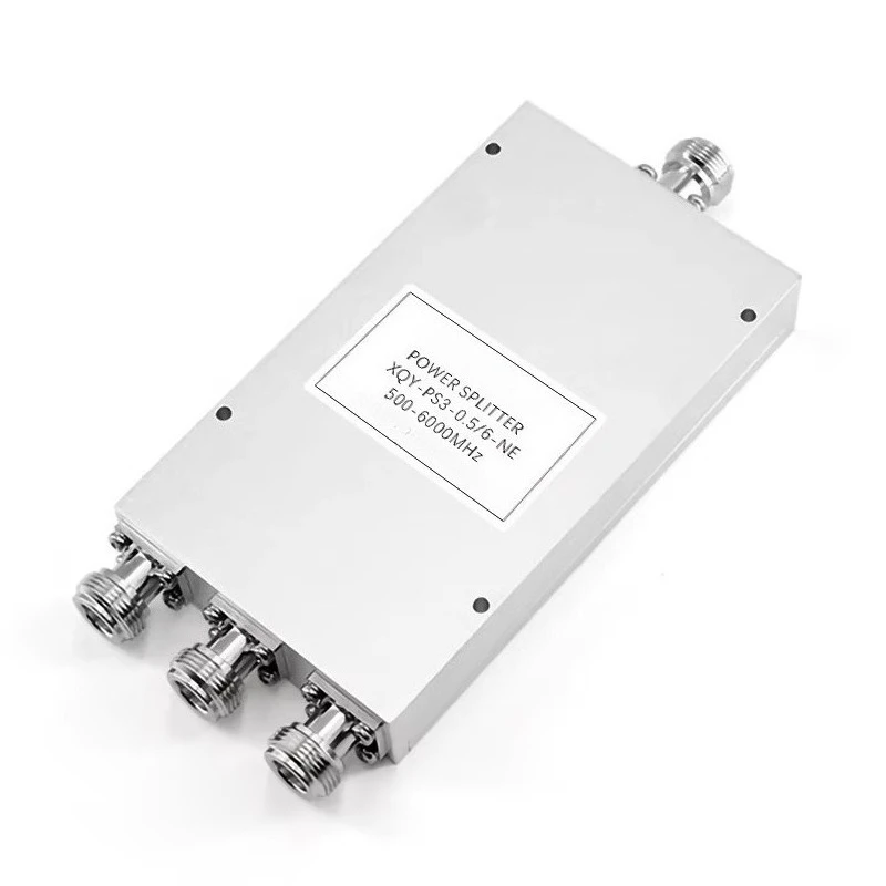

PS 3 - 0.5/6 - N E 3-Way RF Power Combiner 500MHz to 6000MHz N Female WiFi Signal Separator Tri-Frequency Divider