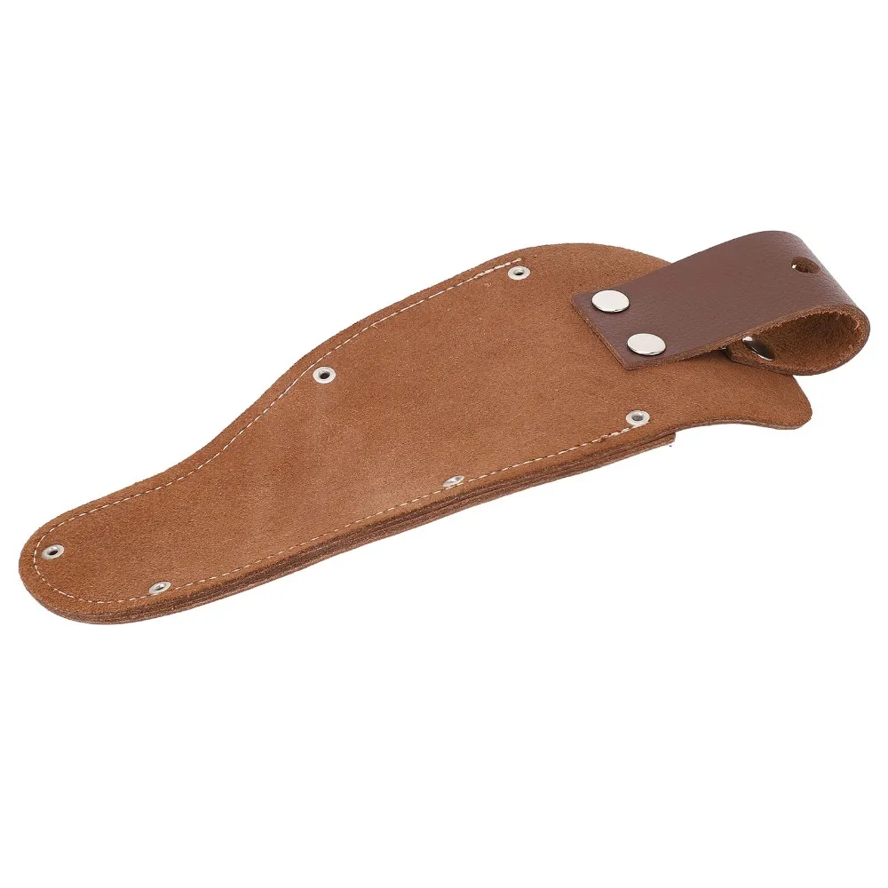 Durable Leather Pruner Sheath Heavy Duty Brown Pruning Shears Scabbard Gardening Scissors Sheath Gardening