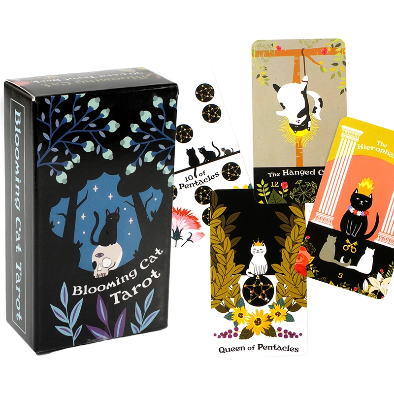 Blooming Cat Tarot Cat Fan Divination Tools For All Skill Levels Divination Tools Tarot Cards For Beginners