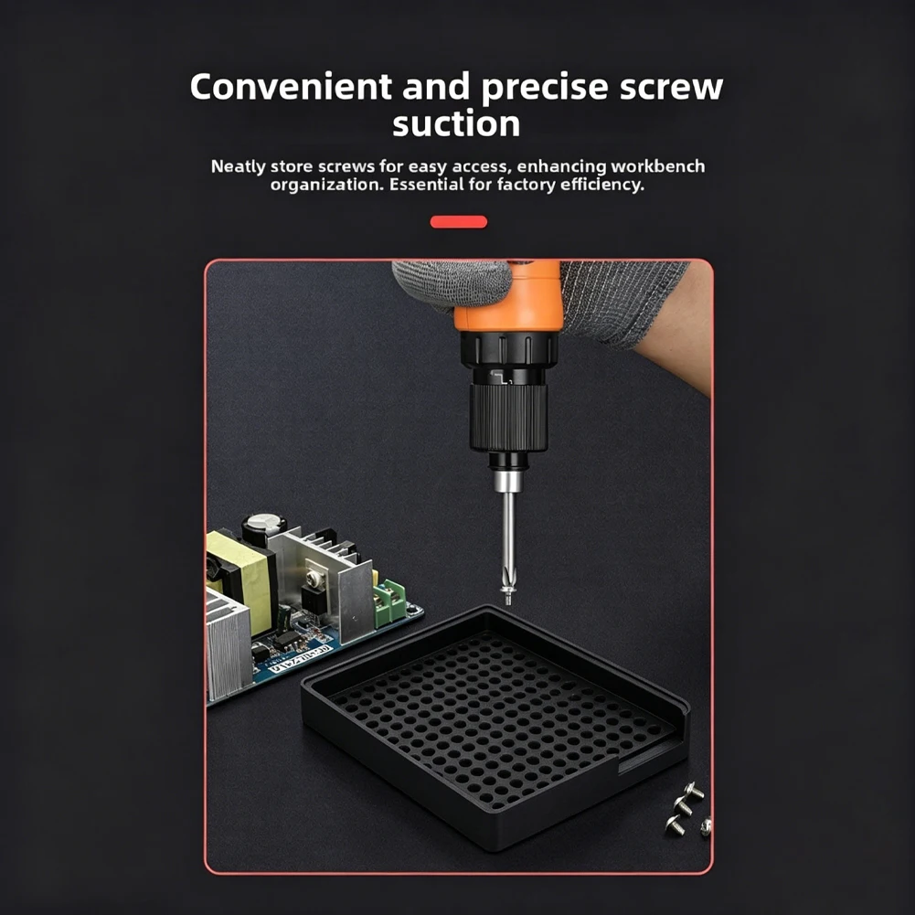 Anti-Static Screw Tray 1.0-4.0mm Hard Plastic Screw Tray For Screw Arrangement Counting Storage And Metal Alignment